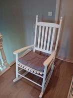 Witte schommelstoel, Kinderen en Baby's, Kinderkamer | Tafels en Stoelen, Gebruikt, Ophalen