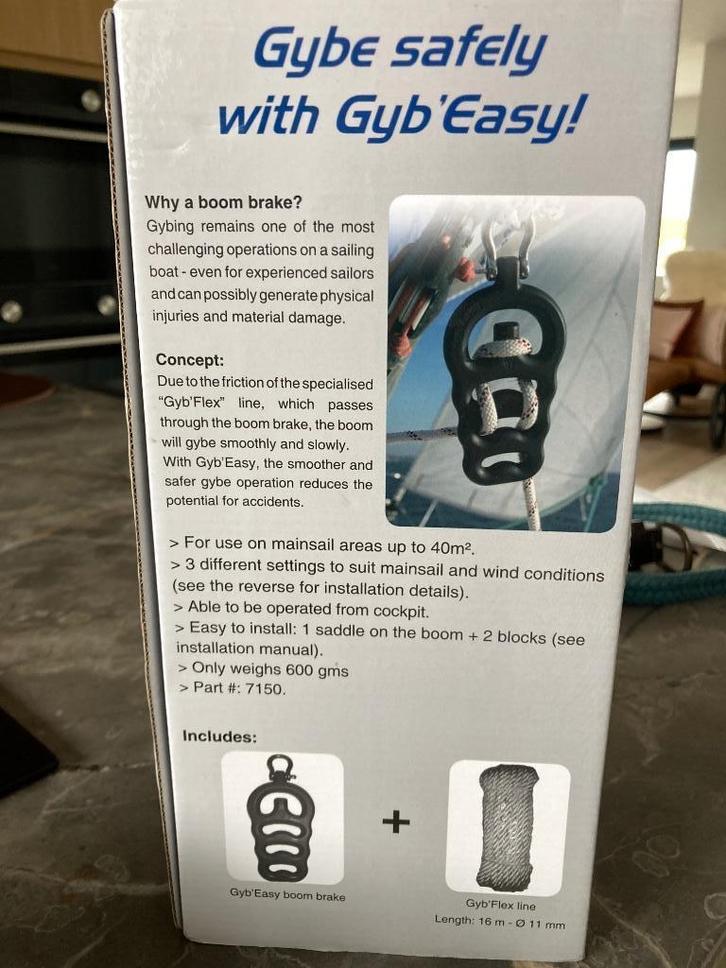 Wichard gyb’easy - veilig gijpen met zeilboot, Watersport en Boten, Zeilen en Zeiltoebehoren, Nieuw, Accessoires, 6 meter of meer