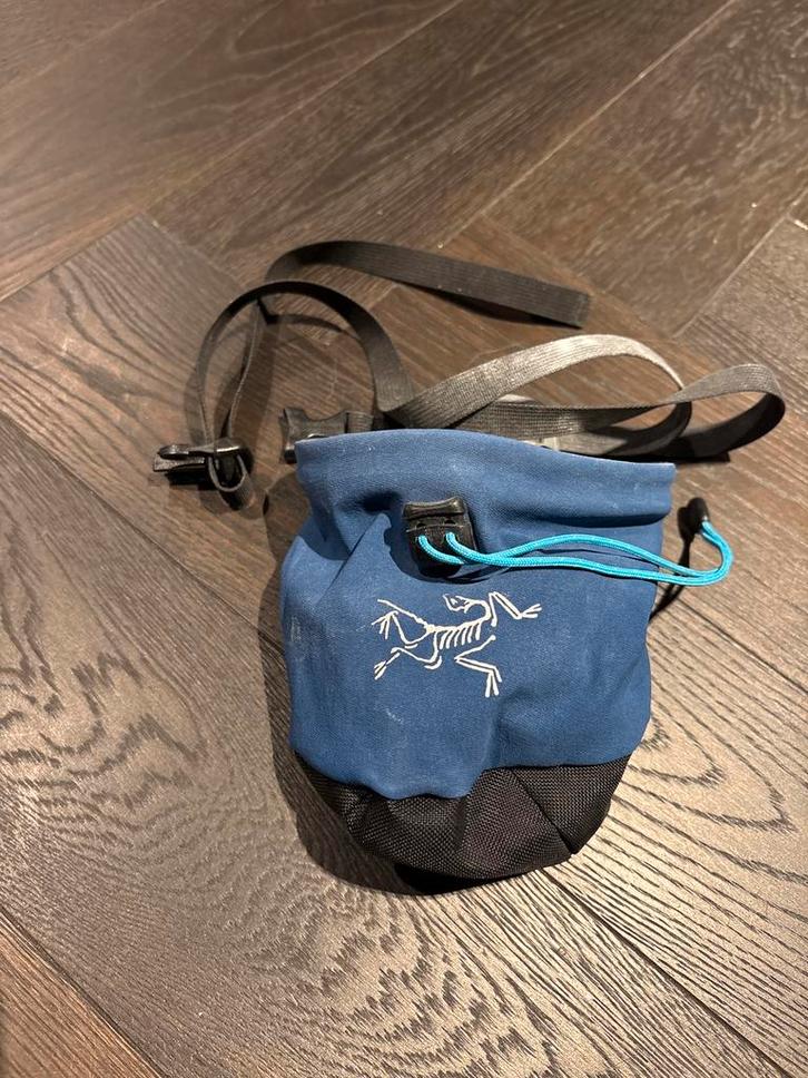 Arc’teryx chalk bag – donkerblauw – topkwaliteit, Sport en Fitness, Klimsport, Zo goed als nieuw, Ophalen of Verzenden