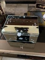 Boite à Bijoux effet Miroir de Murano . Style Art-Deco ., Enlèvement