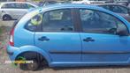 Portière 4portes arrière droite d'un Citroen C3, -, 3 mois de garantie, Utilisé, Porte