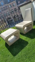 Quinze & Milan Jellyfish Rocking Chair & Ottoman, Ophalen, Gebruikt, Bijzettafel, Loungeset