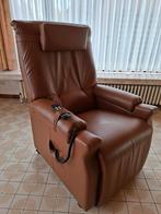 Elektrische relaxzetel leder, Ophalen, Zo goed als nieuw, Leer
