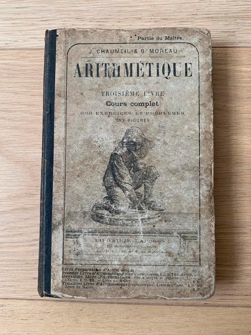 Arithmétique, Antiquités & Art, Antiquités | Livres & Manuscrits, Enlèvement ou Envoi