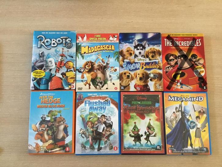 Verschillende tekenfilms/kinderanimatie films, Cd's en Dvd's, VHS | Kinderen en Jeugd, Zo goed als nieuw, Tekenfilms en Animatie