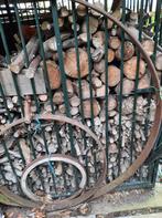 roues de chariot/roues de chariot anciennes vintage en fer f, Antiquités & Art, Enlèvement