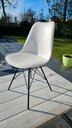 6 mooie design stoelen als nieuw, Comme neuf, Enlèvement ou Envoi, Blanc