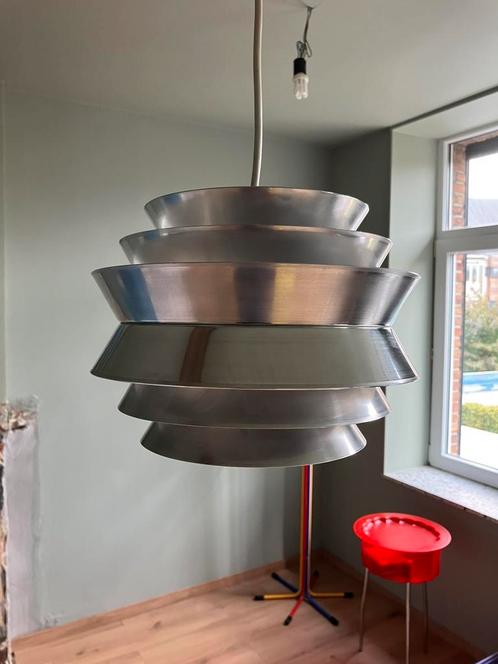 Hanglamp ‘Trava’ Carl Thore vintage Zweeds design, Huis en Inrichting, Lampen | Hanglampen, Gebruikt, Minder dan 50 cm, Metaal