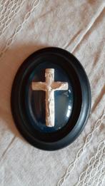 Très beau petit crucifix en terre à pipe d 'Andenne, Antiek en Kunst, Antiek | Religieuze voorwerpen, Ophalen of Verzenden
