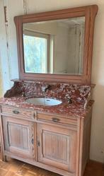 Vintage wastafel met spiegel, Ophalen