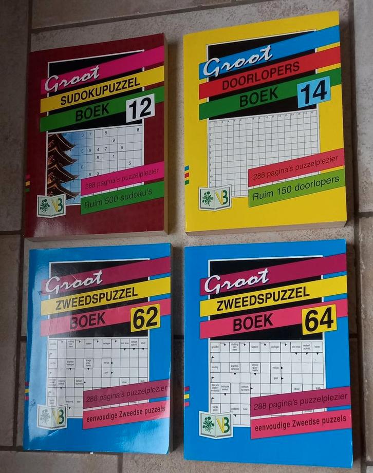 Groot puzzelboeken : Zweedse puzzel en Sudoku, Diversen, Overige Diversen, Nieuw, Ophalen