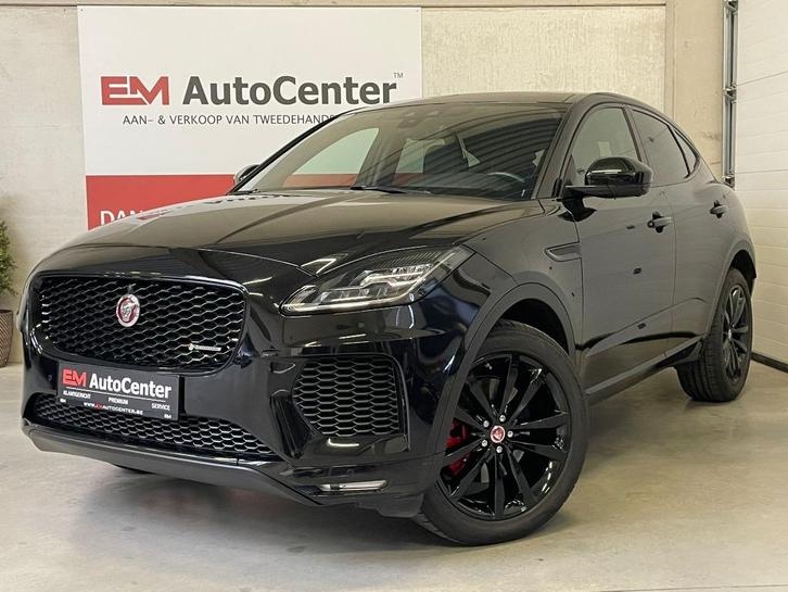 Jaguar E-Pace 2.0T P200 AWD R-Dynamic SE Black-360-BTW-Pano, Auto's, Jaguar, Bedrijf, Te koop, E-Pace, 360° camera, 4x4, Achteruitrijcamera