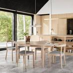 table danoise, Maison & Meubles, Nordique, 100 à 150 cm, Chêne, Ovale