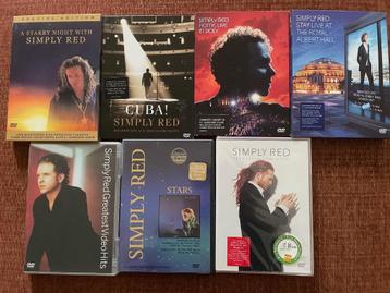 Simply Red : Mick Hucknall - DVD's  - New (7 stuks samen) beschikbaar voor biedingen