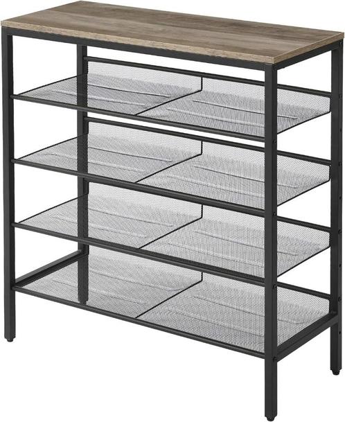 Étagère  et/ou meuble à chaussures - 5 Niveaux - métallique, Huis en Inrichting, Woonaccessoires | Etagères, Zo goed als nieuw