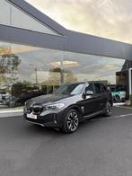 BMW iX3 leder pano led camera DAB shadow line, Auto's, Automaat, Achterwielaandrijving, Zwart, Leder