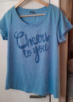 Prachtig T-shirt large., Vêtements | Femmes, T-shirts, Comme neuf, Manches courtes, Hema, Bleu