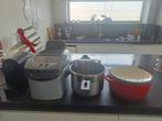 Frietpot, stoompot, gietijzer kookpot , Nespresso, Ophalen, Zo goed als nieuw