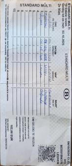 NMBS standard multi (7 lijnen open), Tickets en Kaartjes