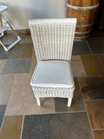 8 Stoelen wit met kussen, Huis en Inrichting, Stoelen, Ophalen, Zo goed als nieuw, Wit
