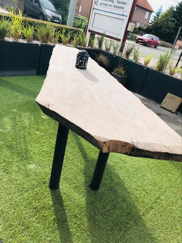 Tuintafel of dresseertafel, Tuin en Terras, Ophalen, Gebruikt, Hout