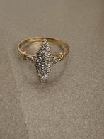 18k gouden diamanten ring, Ophalen, Zo goed als nieuw, Goud, Goud