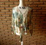 (22) -chemisier femme t.42 jaune vert - H&M -, H&M, Geel, Maat 42/44 (L), Ophalen of Verzenden