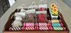 Handdoekjes in geschenkverpakking en zonnebloempjes, Ophalen of Verzenden