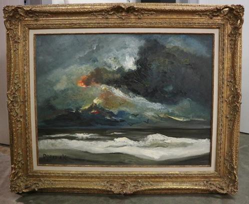 Paul PERMEKE, zonsopgang op zee, Antiek en Kunst, Kunst | Schilderijen | Klassiek, Ophalen