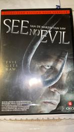 NIEUW DVD SEE NO EVIL ! HORROR ! 4 + 2 GRATIS NAAR KEUZE !, Cd's en Dvd's, Dvd's | Horror, Ophalen of Verzenden, Zo goed als nieuw
