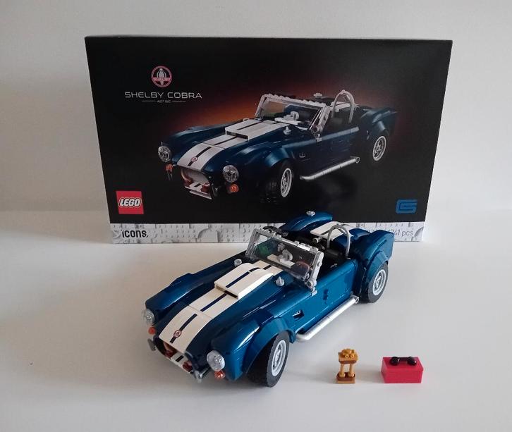 Lego Icons 10357 Shelby Cobra 427 S/C, Kinderen en Baby's, Speelgoed | Duplo en Lego, Zo goed als nieuw, Lego, Complete set, Ophalen