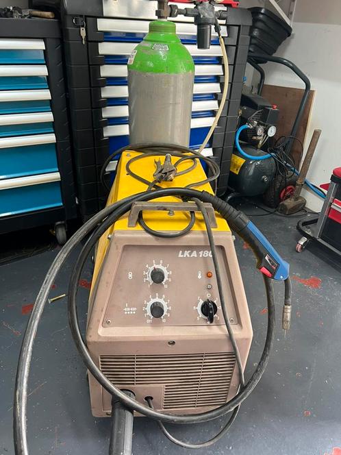 Mig mag semi automarique esab 180/230v mono, Doe-het-zelf en Bouw, Gereedschap | Lasapparaten, Zo goed als nieuw, Ophalen of Verzenden