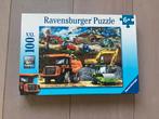 Ravensburger puzzel Bouwvoertuigen - 100 stukken, Ophalen, Meer dan 50 stukjes, Gebruikt, 6 jaar of ouder