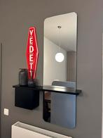 Console d'entrée en MDF avec rangement et miroir, Enlèvement, Comme neuf