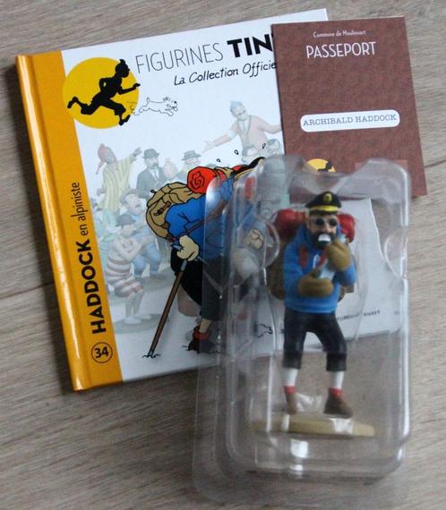 Kuifje Tintin figurine officiële n 34 Haddock berg Hergé, Collections, Personnages de BD, Neuf, Tintin, Envoi