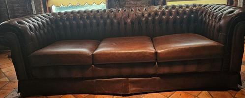 Chesterfield 3-zit zetel, Antiek en Kunst, Antiek | Meubels | Stoelen en Sofa's, Ophalen