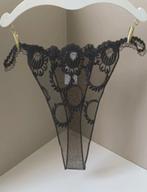 String Noir, Maille, Ophalen of Verzenden, Zwart, String