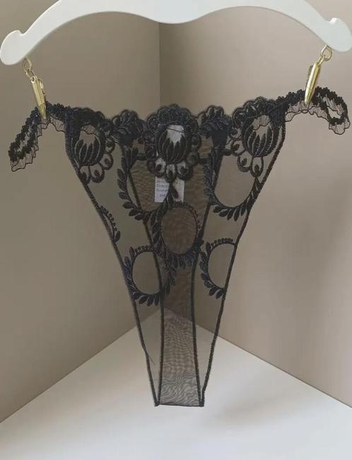 String Noir, Kleding | Dames, Ondergoed en Lingerie, String, Zwart, Ophalen of Verzenden