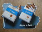 Grote Vintage Sticker Belga extra licht Nieuw in box, Verzamelen, Rookartikelen, Aanstekers en Luciferdoosjes, Ophalen of Verzenden