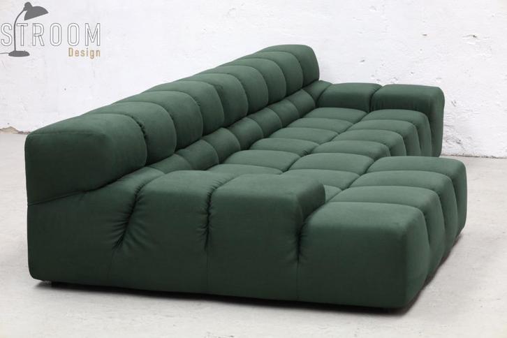 B&B Italia Tufty-Time Sofa Lounge Bank Satijn Vintage Design, Huis en Inrichting, Zetels | Complete zithoeken, Gebruikt, Stof