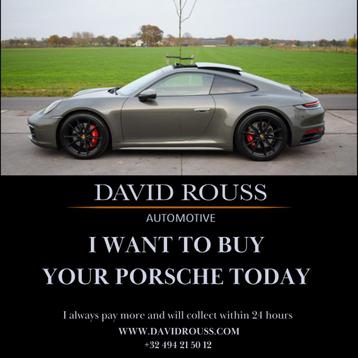 Porsche 911 Verkopen? Efficiënt en Veilig bij David Rouss beschikbaar voor biedingen