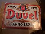 Duvel metalen plaat, Ophalen of Verzenden, Duvel
