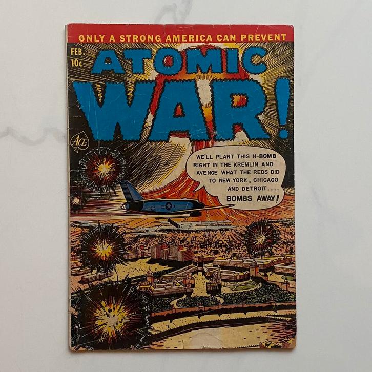 ATOMIC WAR #3 golden age 1953, Boeken, Strips | Comics, Gelezen, Eén comic, Ophalen of Verzenden