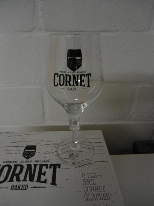 cornet glazen splinternieuw, Collections, Marques de bière, Neuf, Verre ou Verres, Enlèvement ou Envoi