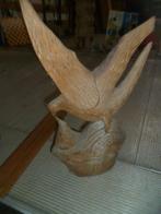 GR GESCHULPTEERDE HOUTEN VOGEL, Antiek en Kunst, Ophalen