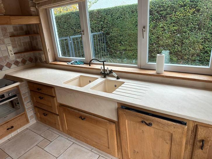 Volledig eikenhouten keuken in Provençaalse stijl, Huis en Inrichting, Keuken | Keukenelementen, Ophalen