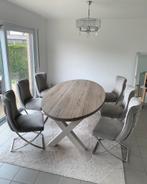 Eettafel (zonder stoelen), Huis en Inrichting, 200 cm of meer, 100 tot 150 cm, Ophalen of Verzenden, Zo goed als nieuw