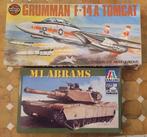 Modelkit 1.72 Abrams-tank en F14 Tomcat-vliegtuig Nieuw, Hobby en Vrije tijd, Ophalen, Nieuw, Vliegtuig