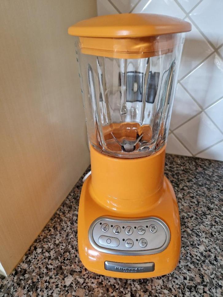 Artisan Blender 1,5 L, 550 W, Majestic Geel - KitchenAid, Elektronische apparatuur, Blenders, Zo goed als nieuw, Blender, Ophalen of Verzenden