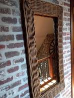 Spiegel met rieten rand, Huis en Inrichting, Woonaccessoires | Spiegels, Ophalen